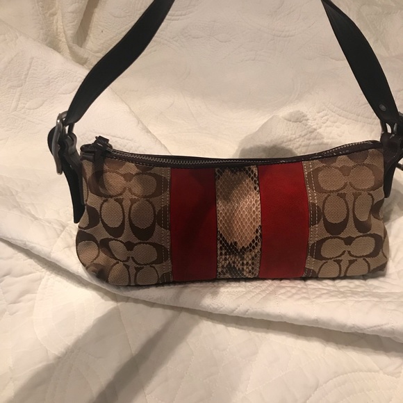 Coach Snakeskin Handbag - Picture 6 of 6